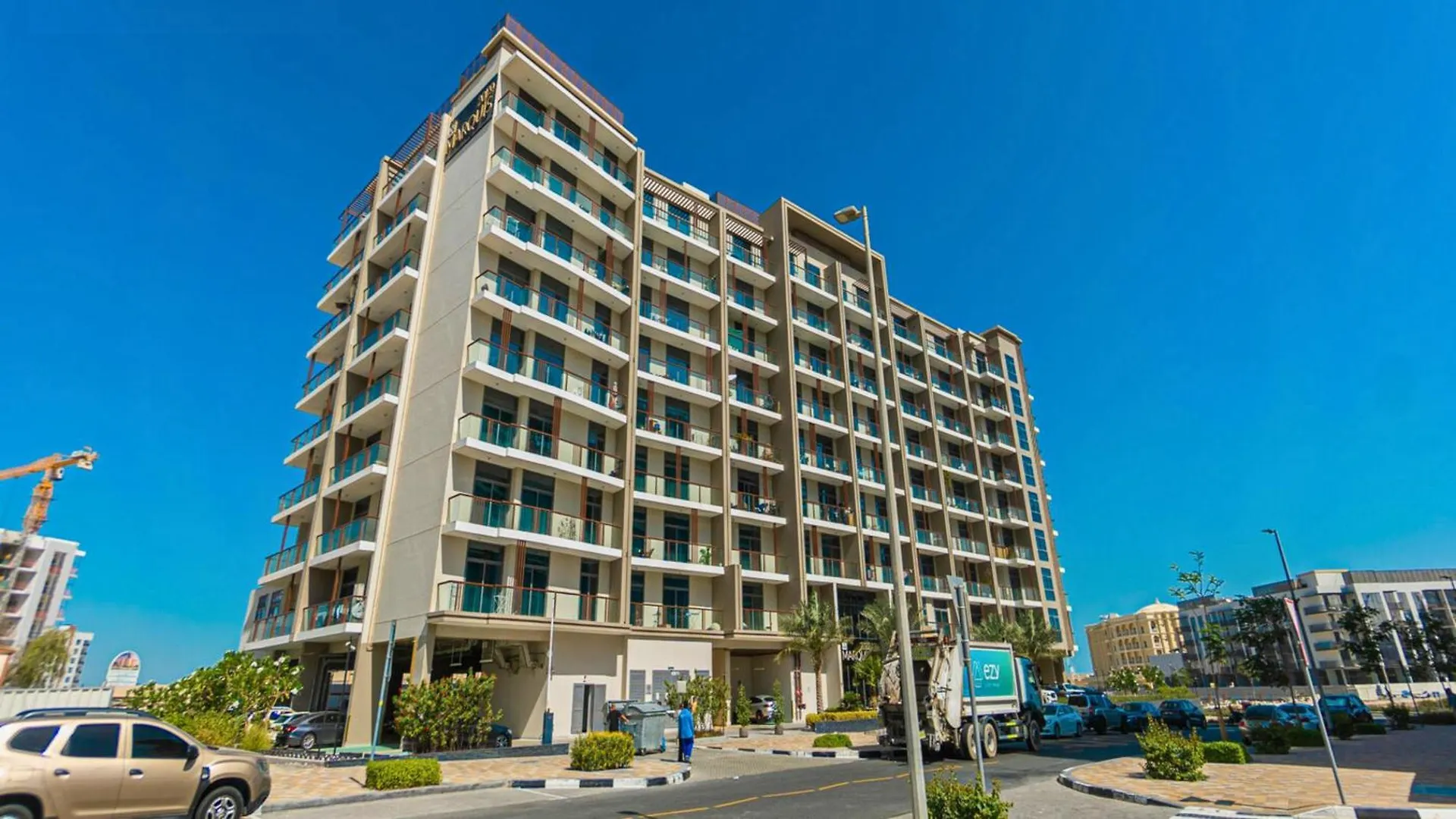 Stylish And Spacious Furnished 1Br In 2020 Marquis Dubai 0*,